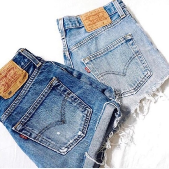 Levi's Pants - 2 pairs of cutoff levi shorts
